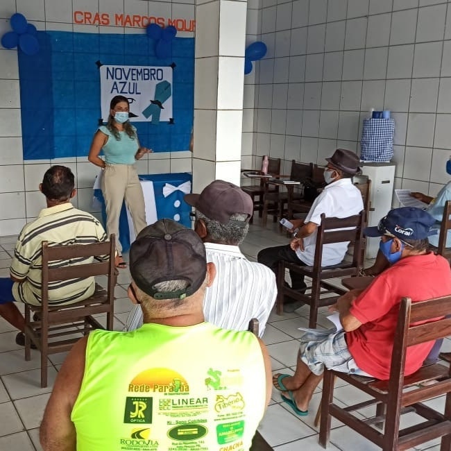 CRAS realiza encontros de conscientização sobre o Novembro Azul