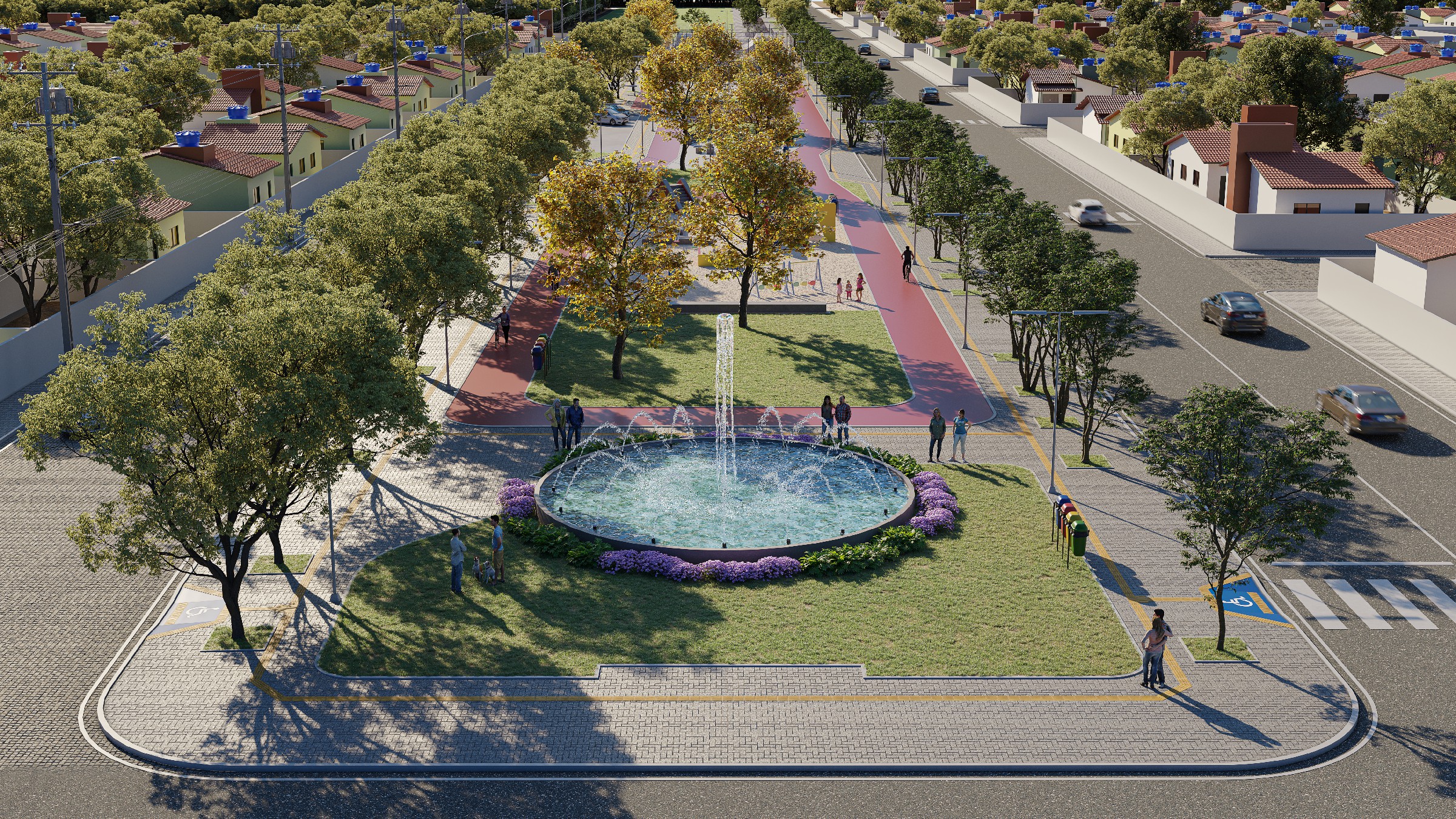 Prefeitura de Santa Rita revitaliza Praça do Chafariz, em Tibiri II