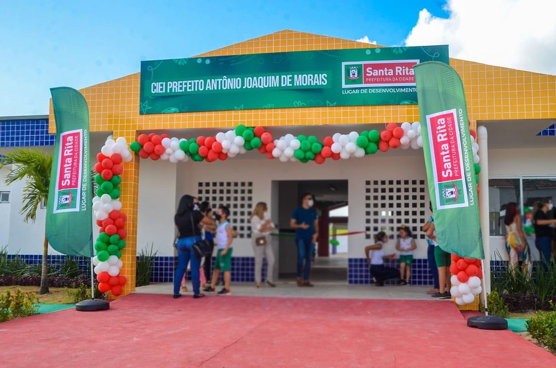 Prefeitura de Santa Rita inaugura creche em Bebelândia