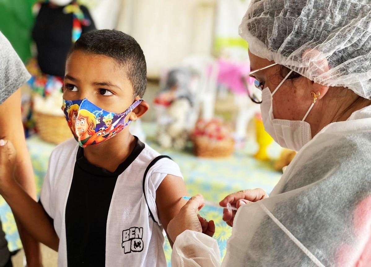 Santa Rita inicia aplicação da vacina contra Covid-19 em crianças