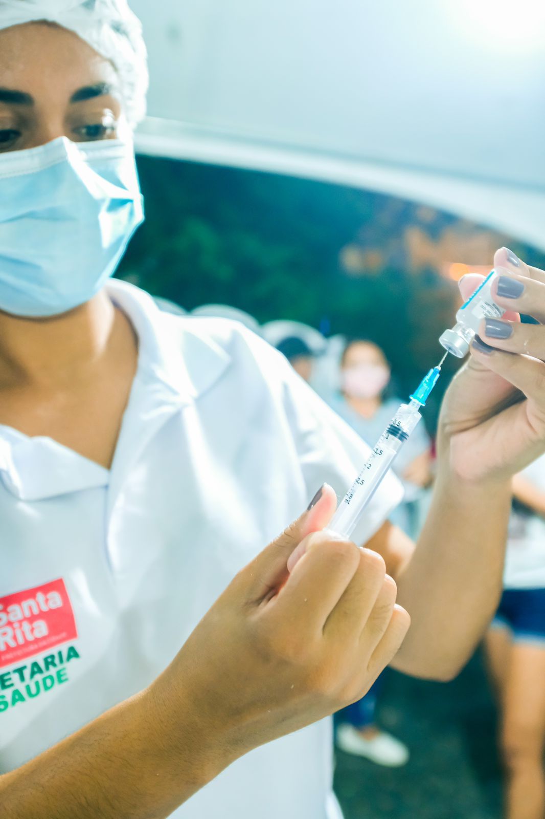 Vacina sem parar: santa-ritenses aproveitaram o mutirão para se imunizar