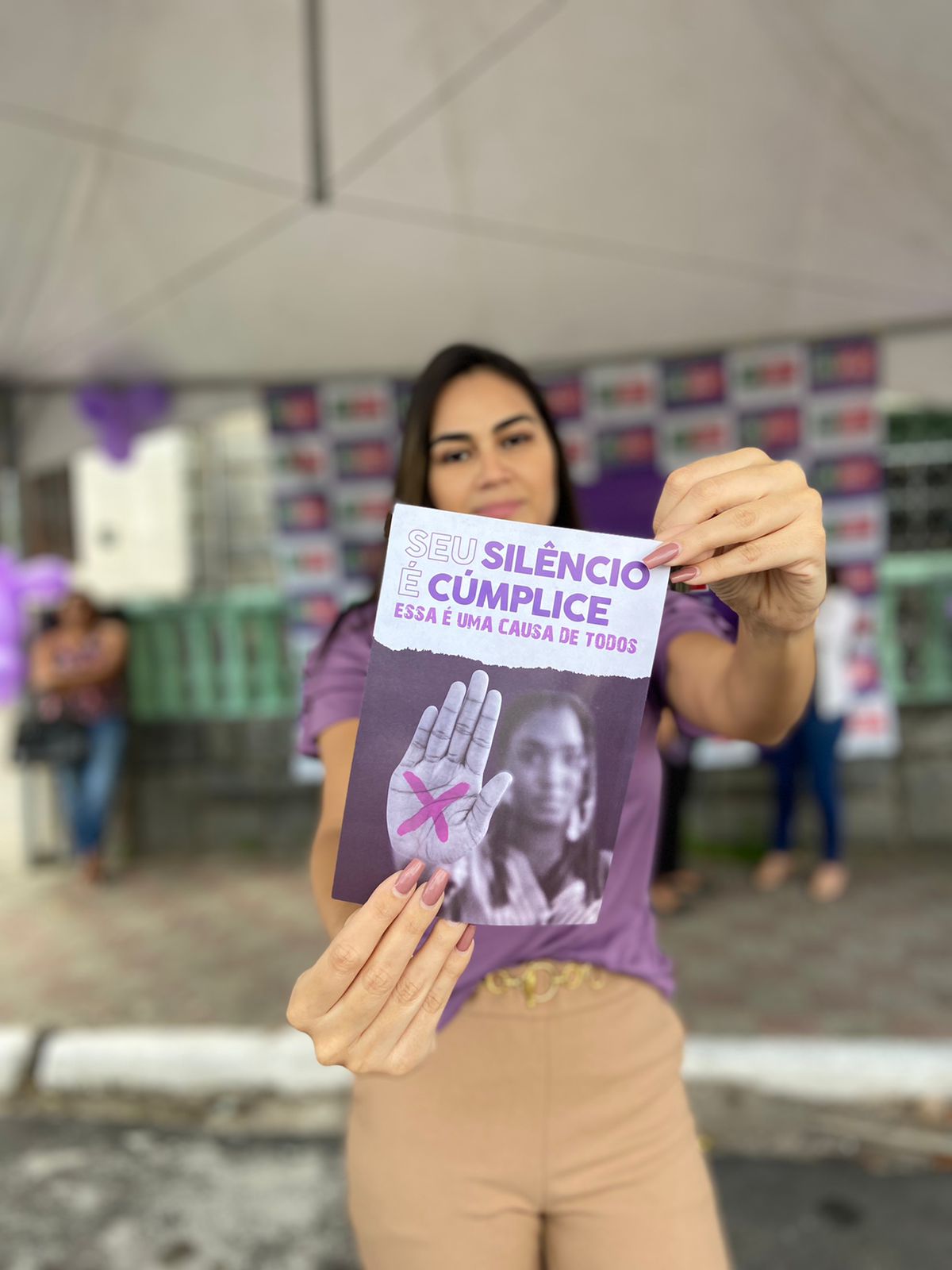 Prefeitura de Santa Rita inicia campanha  “Agosto Lilás” de enfrentamento à violência contra a mulher